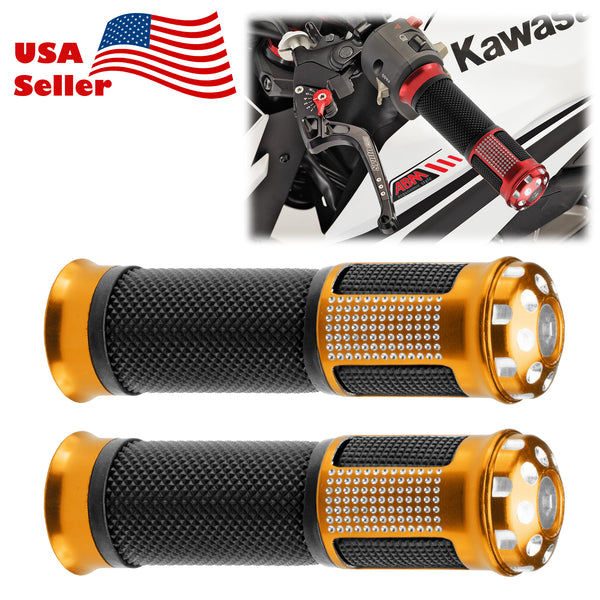 Motorcycle Hand Grips Rubber 7/8" Handle Bar 04