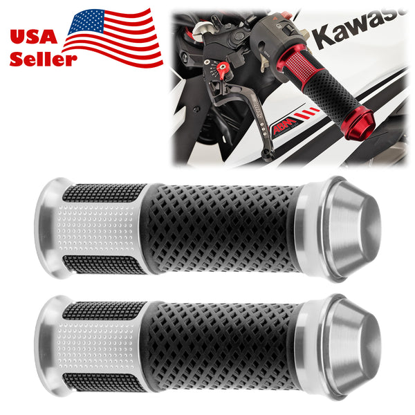 Motorcycle Hand Grips Rubber 7/8" Handle Bar 07