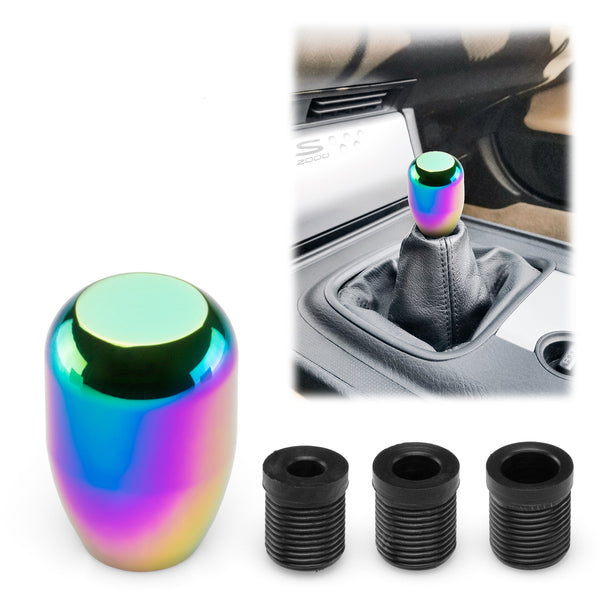 Neo Chrome Shifter Knob Manual JDM Aluminum 06