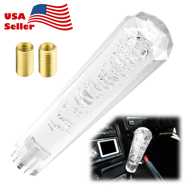 Transparent Bubble Shift Knob Manual (Blue / Clear / Gray / Purple / Red / Yellow) (10cm / 15cm / 20cm)