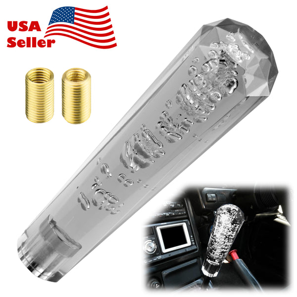 Transparent Bubble Shift Knob Manual (Blue / Clear / Gray / Purple / Red / Yellow) (10cm / 15cm / 20cm)