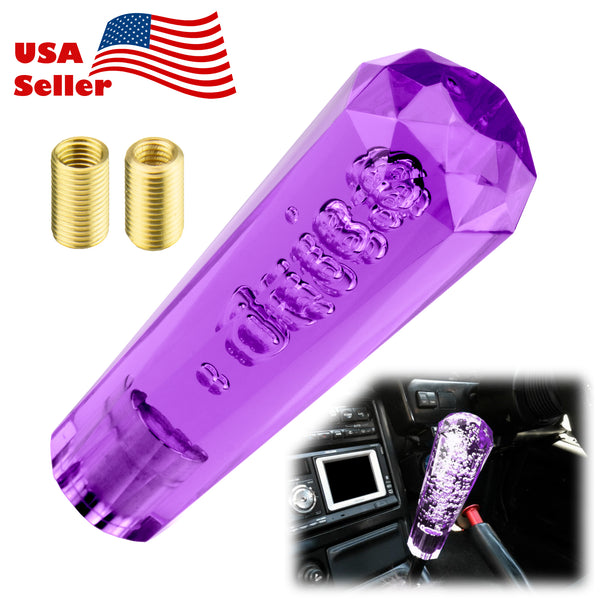 Transparent Bubble Shift Knob Manual (Blue / Clear / Gray / Purple / Red / Yellow) (10cm / 15cm / 20cm)
