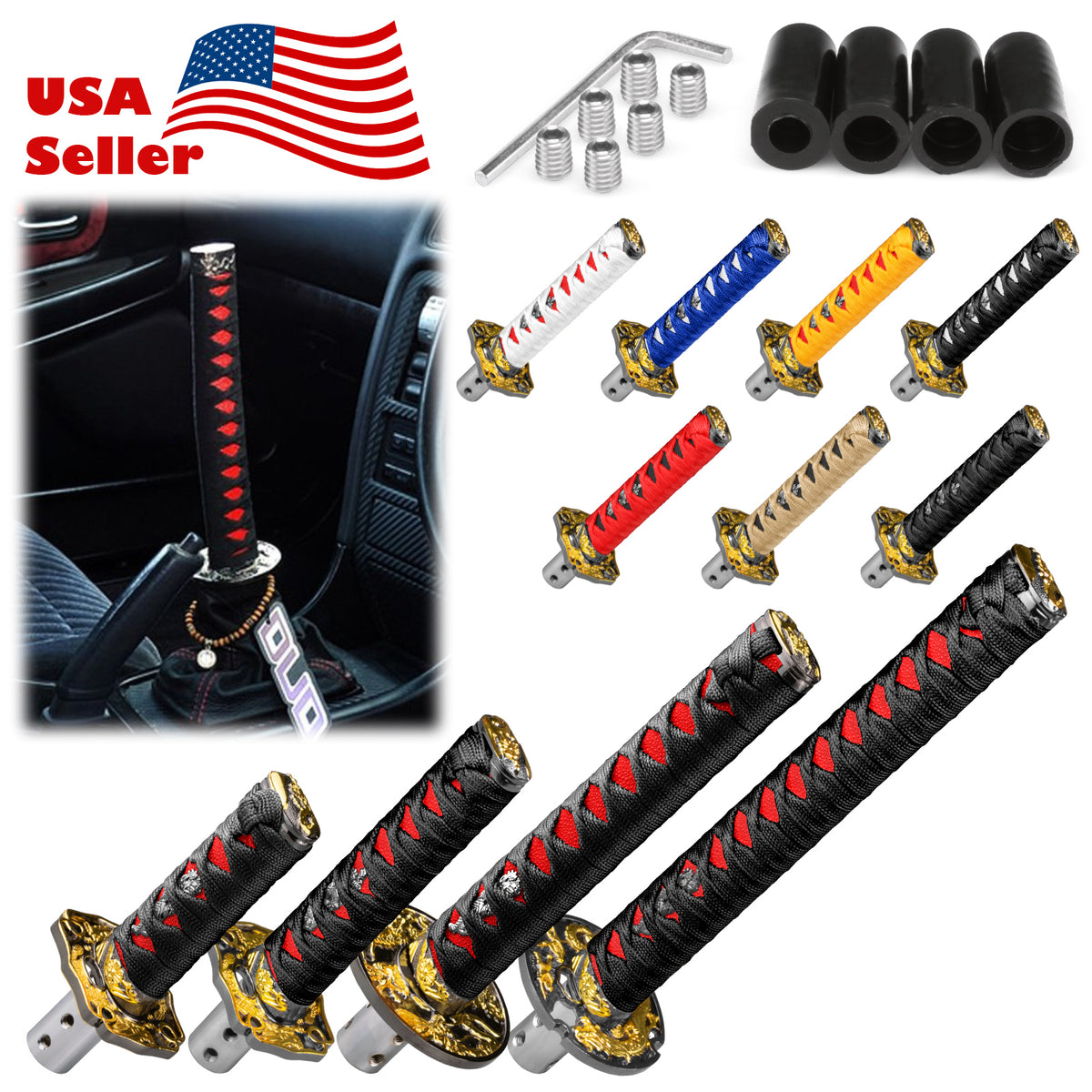 Red Zombie Slayer Katana And Scabbard High
