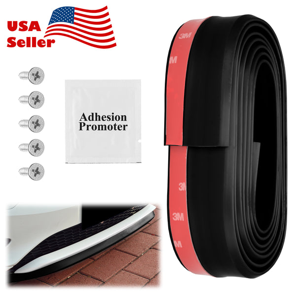 Front Bumper Rubber Lip (Black / Blue / Red)