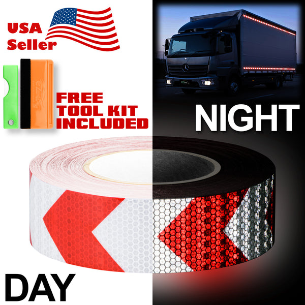 Reflective Safety Arrow Tape 2 Inches x 120 Feet