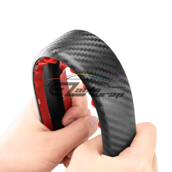 Carbon Fiber Style Anti-Scratch Black Bumper Corner Guard