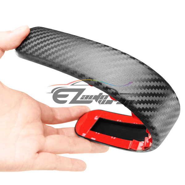 Carbon Fiber Style Anti-Scratch Black Bumper Corner Guard