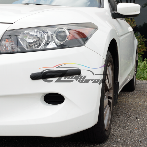 Carbon Fiber Style Anti-Scratch Black Bumper Corner Guard