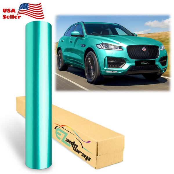 Gloss Metallic Teal Vinyl Wrap