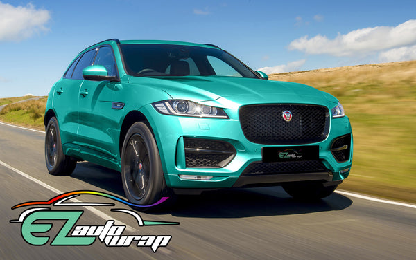 Gloss Metallic Teal Vinyl Wrap