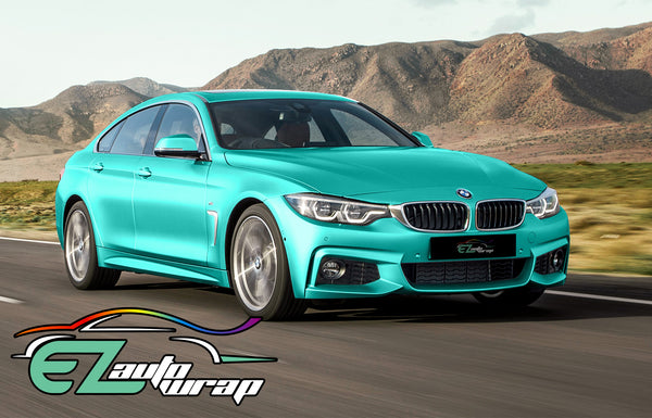 Gloss Metallic Teal Vinyl Wrap
