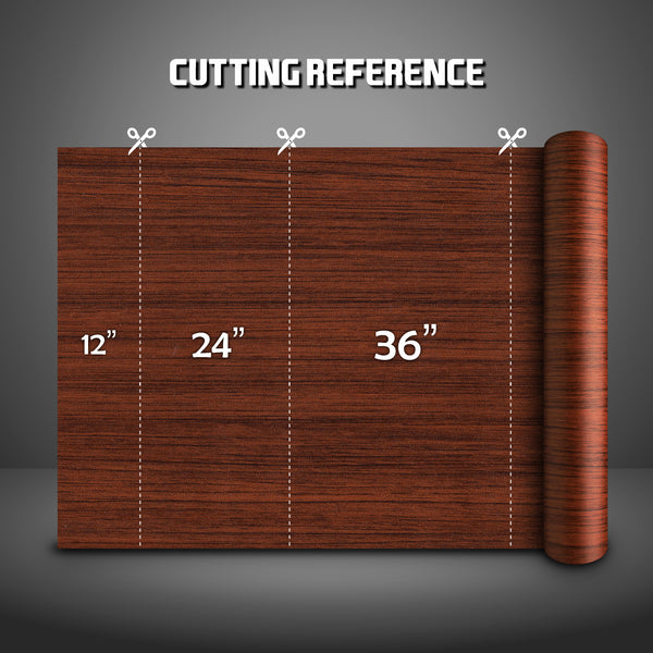 Wood Grain Textured Vinyl Dark #02