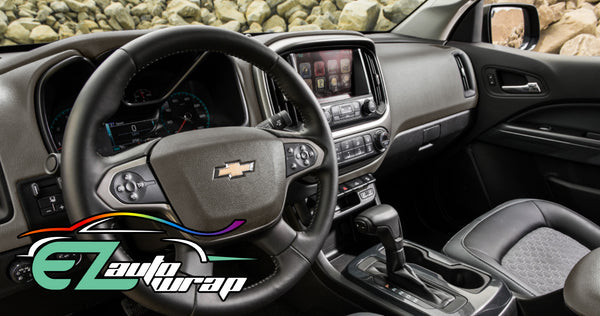 Leather Texture Gray Vinyl Wrap