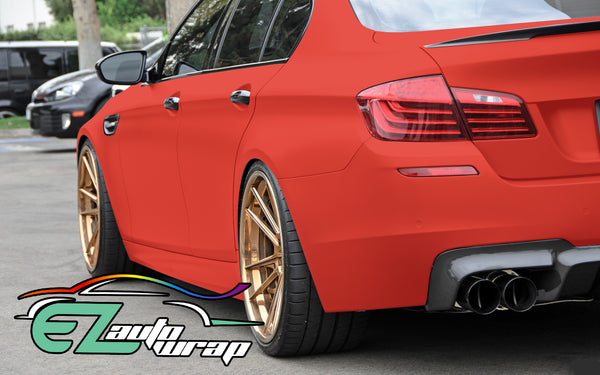 Genuine 3M 2080 Series M13 Matte Red Vinyl Wrap