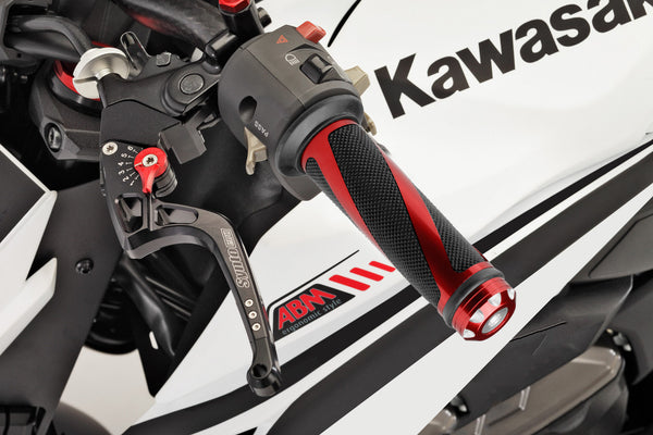 Motorcycle Hand Grips Rubber 7/8" Handle Bar 01