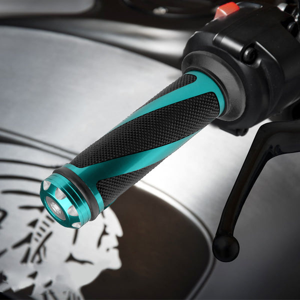 Motorcycle Hand Grips Rubber 7/8" Handle Bar 01