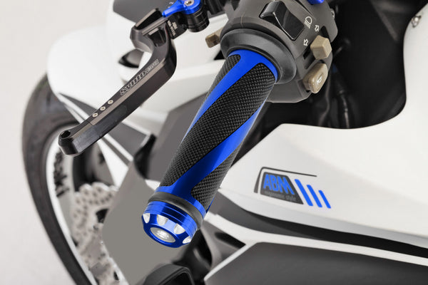 Motorcycle Hand Grips Rubber 7/8" Handle Bar 01