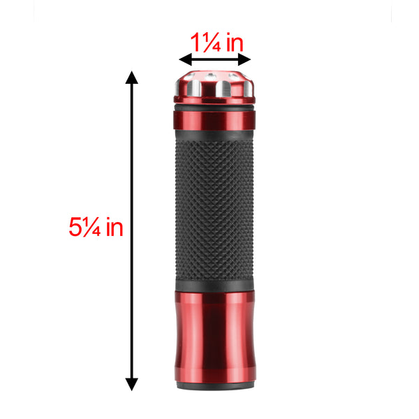 Motorcycle Hand Grips Rubber 7/8" Handle Bar 02