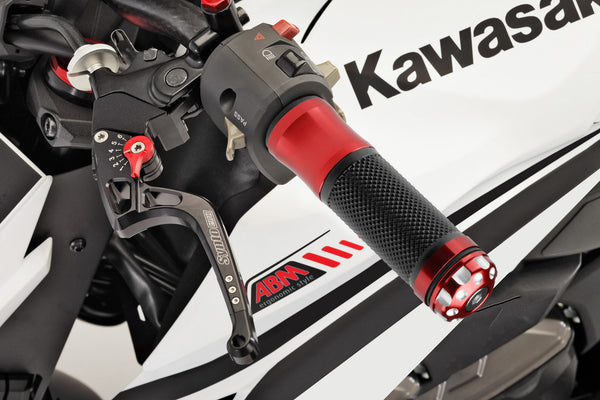 Motorcycle Hand Grips Rubber 7/8" Handle Bar 02