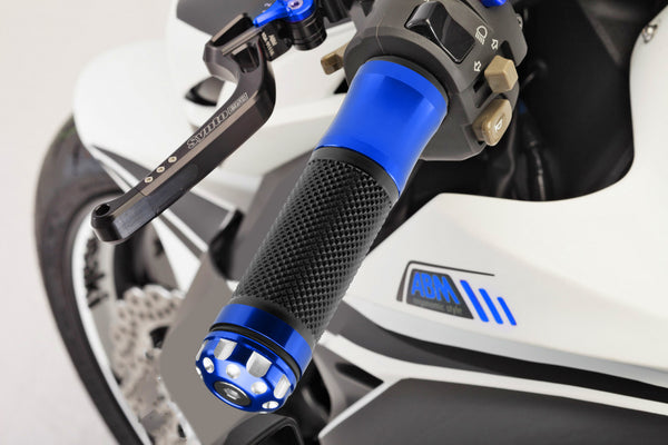 Motorcycle Hand Grips Rubber 7/8" Handle Bar 02