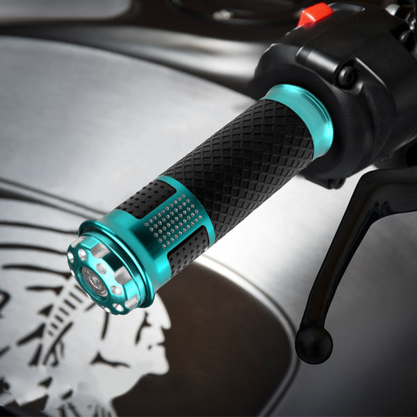 Motorcycle Hand Grips Rubber 7/8" Handle Bar 05