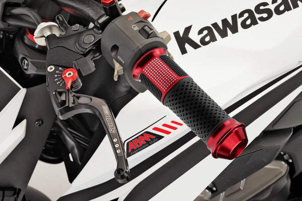 Motorcycle Hand Grips Rubber 7/8" Handle Bar 07