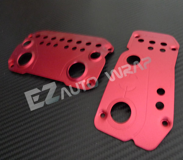 Aluminum Auto Pedal Set (Red)