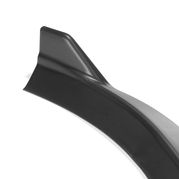 3pcs Front Bumper Lip For Audi A3 2014-2016 PC-89579 (Carbon Fiber Textured Black / Gloss Black / Matte Black)