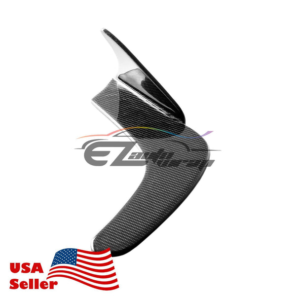 Shark Fin Style Carbon Fiber Front Bumper Splitter PC-BLS01CF
