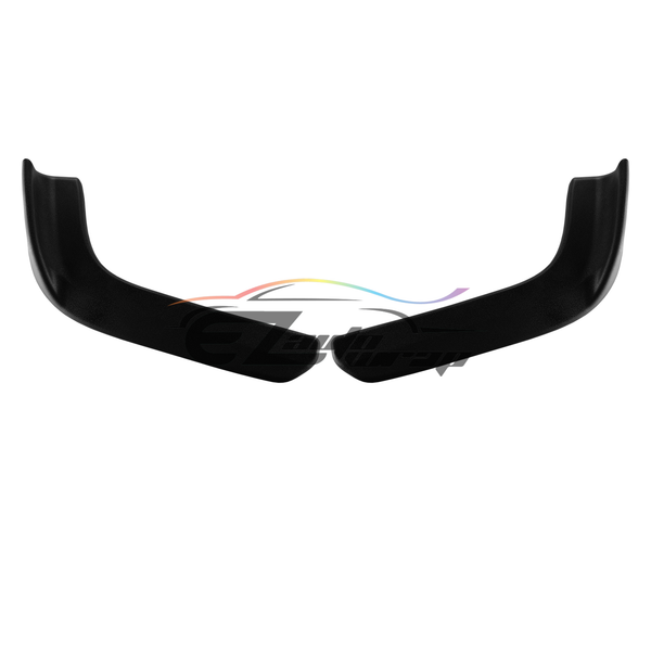 Universal Front Bumper Splitter Matte Black  PC-BLS09PU