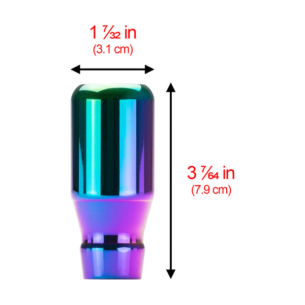 Neo Chrome Shifter Knob Manual JDM Aluminum 05