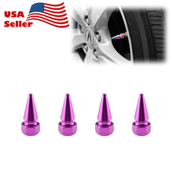 Long Spike Valve Cap TVC17 (Black / Blue / Bronze / Champagne Gold / Gold / Green / Gunmetal Gray / Neo Chrome / Purple / Red / Silver)
