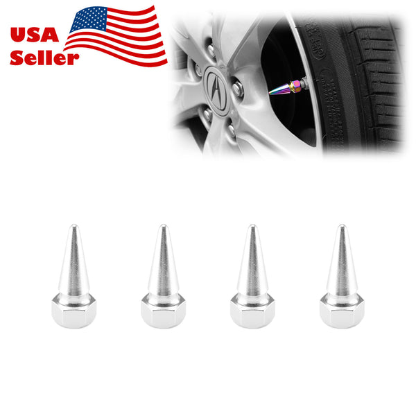 Long Spike Valve Cap TVC17 (Black / Blue / Bronze / Champagne Gold / Gold / Green / Gunmetal Gray / Neo Chrome / Purple / Red / Silver)