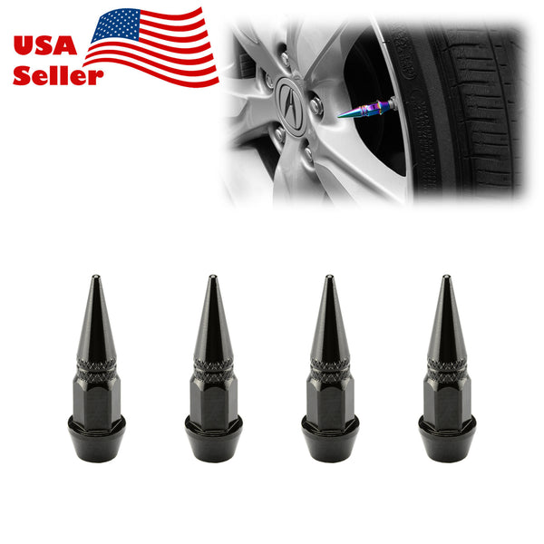 Long Spike Valve Cap TVC20 (Black / Blue / Bronze / Champagne Gold / Gold / Green / Gunmetal Gray / Neo Chrome / Purple / Red / Silver)