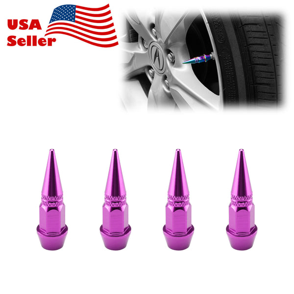 Long Spike Valve Cap TVC20 (Black / Blue / Bronze / Champagne Gold / Gold / Green / Gunmetal Gray / Neo Chrome / Purple / Red / Silver)
