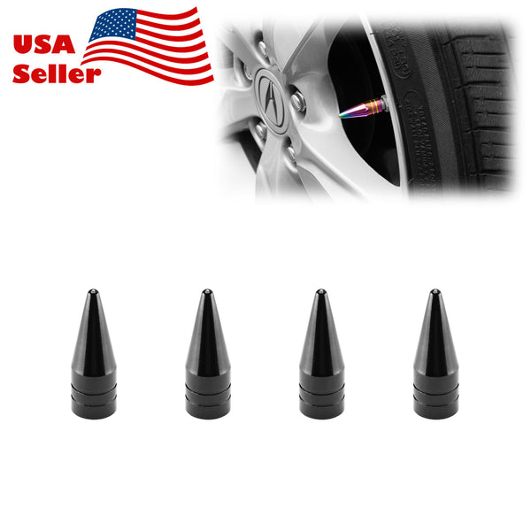 Long Spike Tire Valve Cap TVC29 (Black / Blue / Bronze / Champagne Gold / Gold / Green / Gunmetal Gray / Neo Chrome / Purple / Red / Silver)