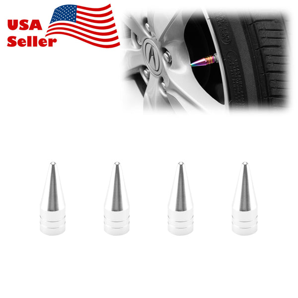 Long Spike Tire Valve Cap TVC29 (Black / Blue / Bronze / Champagne Gold / Gold / Green / Gunmetal Gray / Neo Chrome / Purple / Red / Silver)