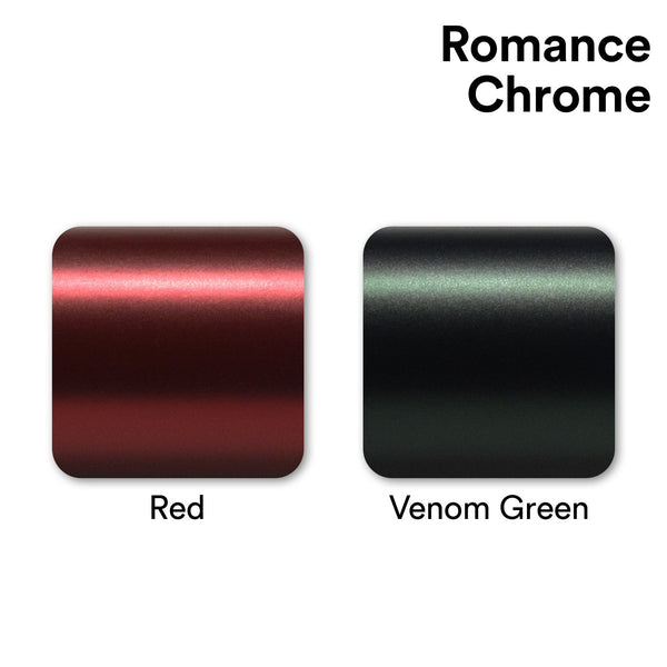 Romance Chrome Venom Green Vinyl Wrap