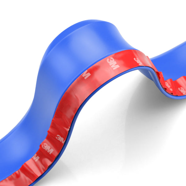 Front Bumper Rubber Lip (Black / Blue / Red)