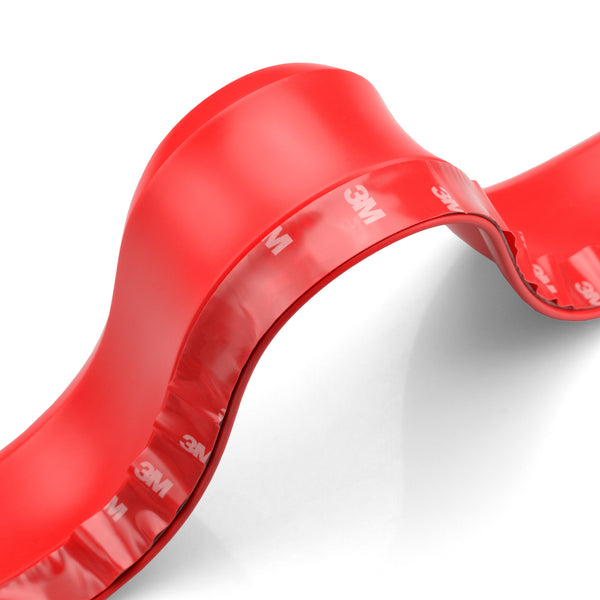 Front Bumper Rubber Lip (Black / Blue / Red)