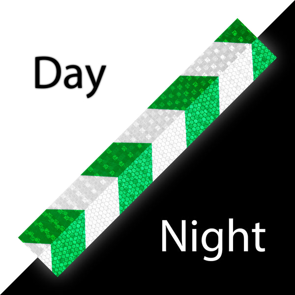 Reflective Safety Arrow Tape Strip (1 Foot Per Strip)