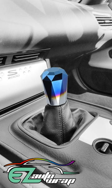 Universal Diamond Shifter Shift Knob Chrome Aluminum Manual Stick Lever Stick PC-SK169 (Black / Blue / Burnt / Gold / Neo Chrome / Purple / Red / Silver)