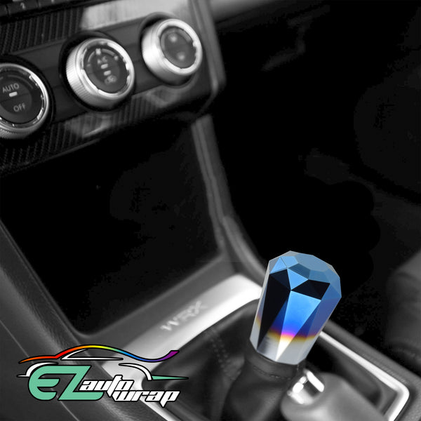 Universal Diamond Shifter Shift Knob Chrome Aluminum Manual Stick Lever Stick PC-SK169 (Black / Blue / Burnt / Gold / Neo Chrome / Purple / Red / Silver)