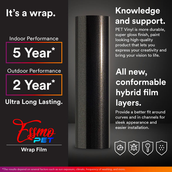 PET Super Gloss Metallic Turquoise Green Vinyl Wrap