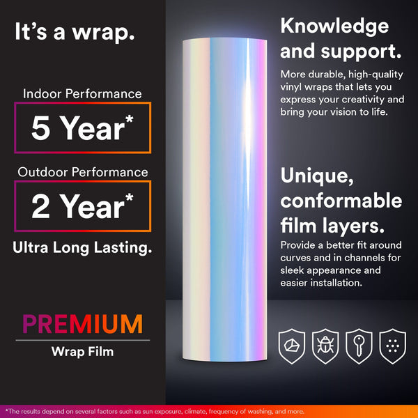 Neo Holographic Yellow Green Vinyl Wrap