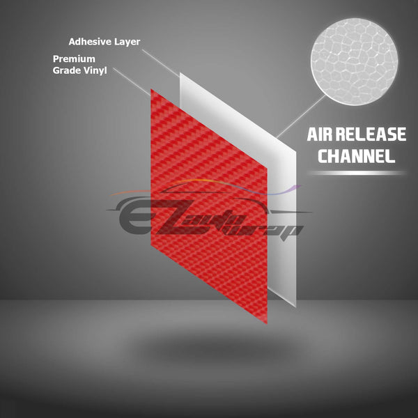 2pcs 5"x10" Matte Chevy Emblem Bowtie Overlay Vinyl Wrap