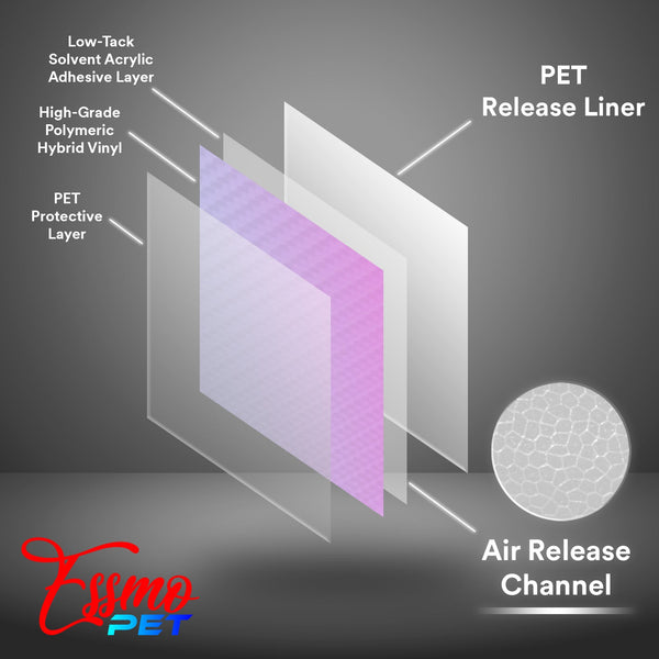 PET Super Gloss Metallic Deep Gray Vinyl Wrap