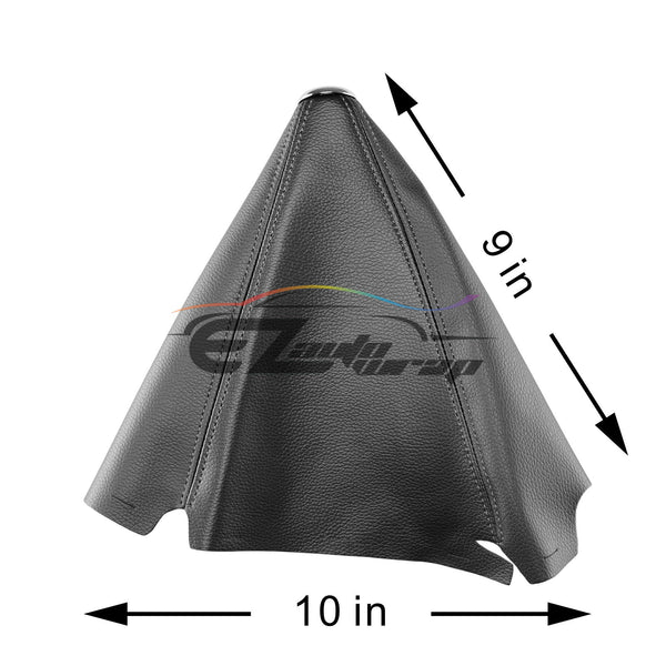 Shifter Boot Cover Black PVC Leather SBC01 (with 4 color of stitches)