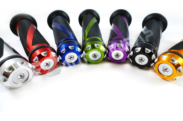 Motorcycle Hand Grips Rubber 7/8" Handle Bar 01