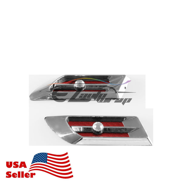 Universal Chrome Crystal Red Vents 7597 / 7766